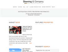 Tablet Screenshot of downing-co.com